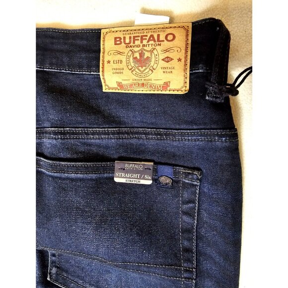 NWT Buffalo David Bitton Women's ALYSSA High Rise Straight Leg Stretch 36/34 - Picture 7 of 9